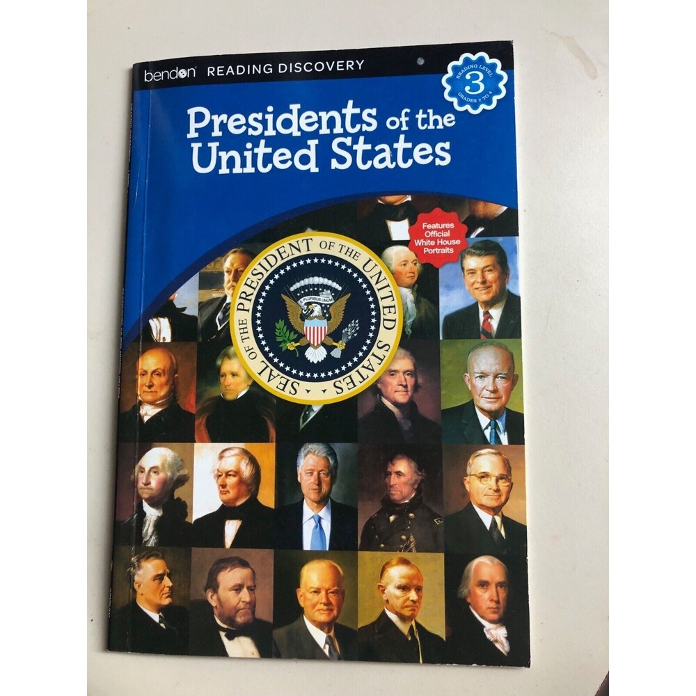 Presidents of the United States Bendon Books‎ Reading Discovery Paperback 2013